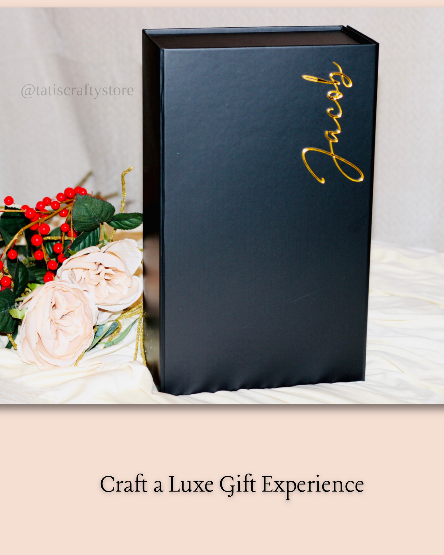 Personalized Gift Box Premium Keepsake Personalized for Weddings Bridesmaids Christmas Birthday Business Branding Special Events Magnetic