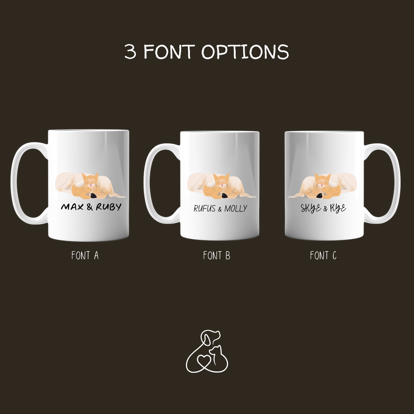 Pet Portrait Mug – Custom Illustrated Pet Mug From Your Photo