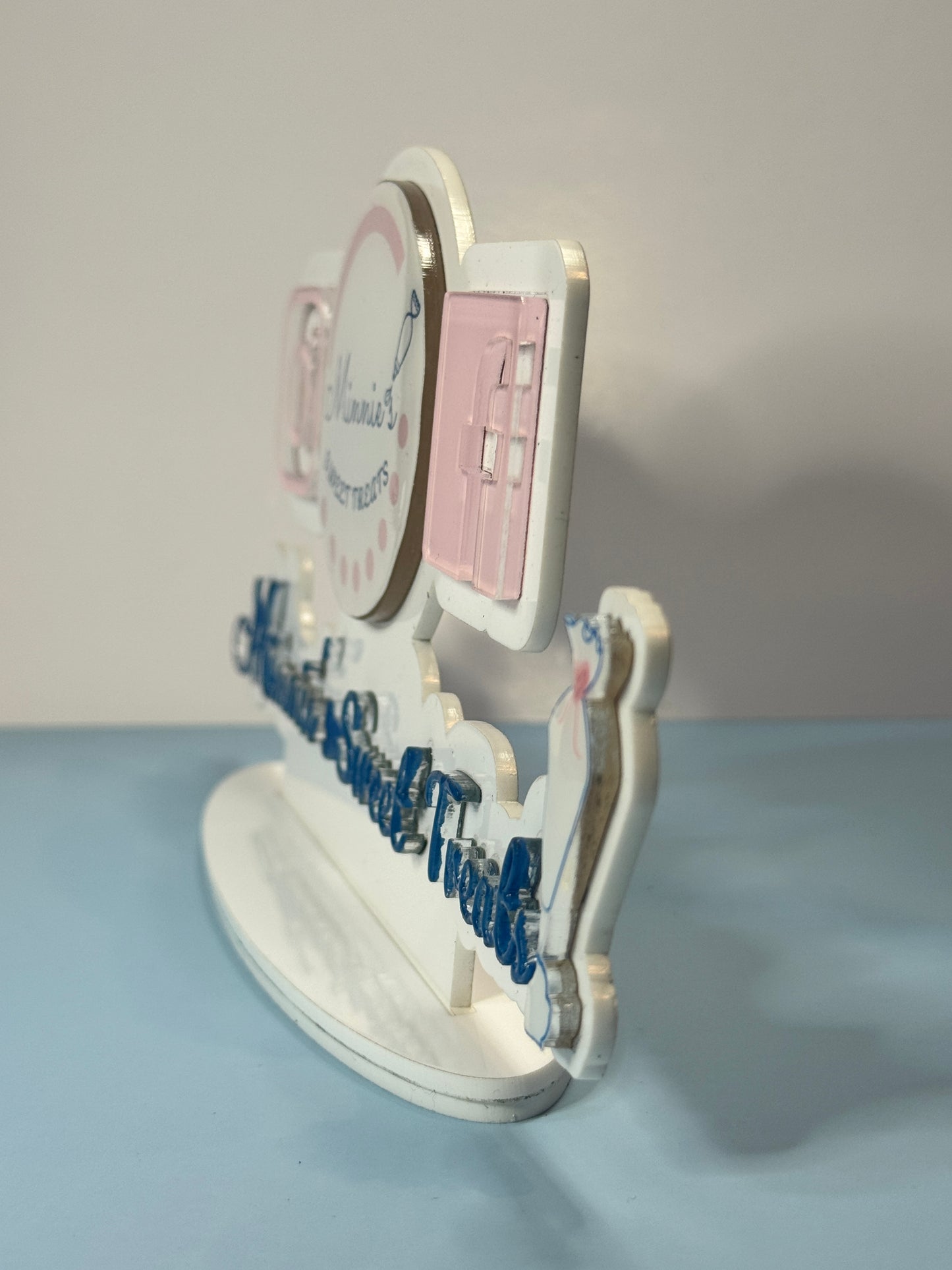 Acrylic Watermark With Stand / Custom Logo / Social Media/ Instagram Watermark / Business Tag/ Watermark