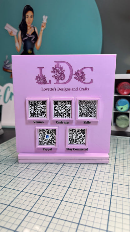 Scan to pay & Stay Connected Sign