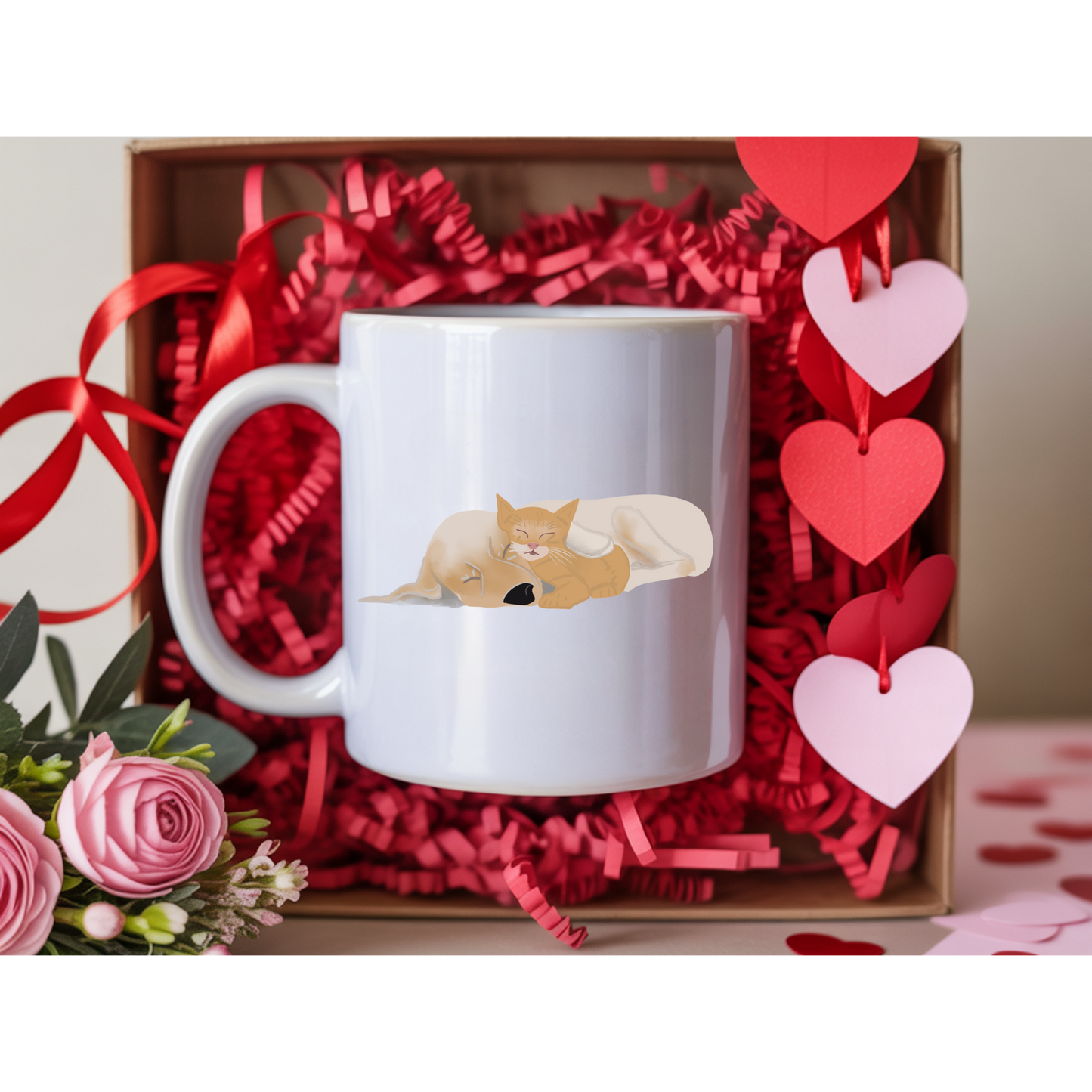 Pet Portrait Mug – Custom Illustrated Pet Mug From Your Photo
