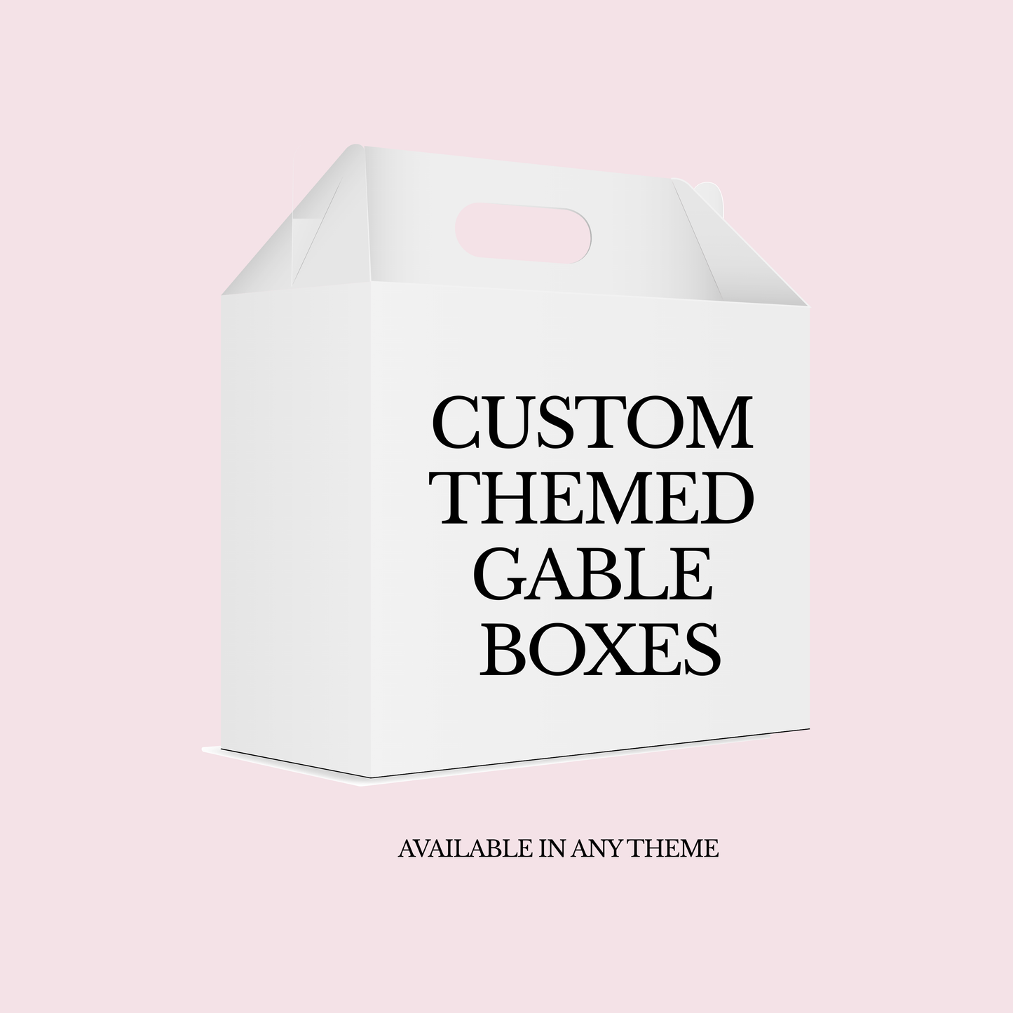 Personalized Gable Boxes Party Favors