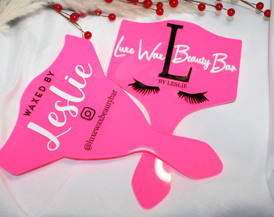 Acrylic Lash & Brow Photo Prop: Salon Decor Sign